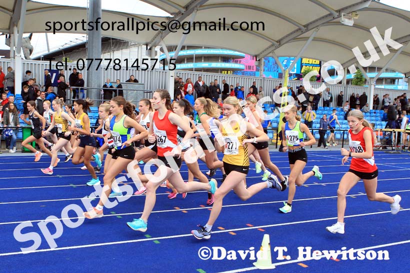 Womens under-17s 2022 Northern Road Relays, SportsCity, Manchester. Photo: David T. Hewitson/Sports for All Pics